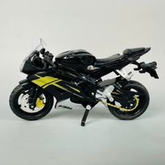 Mô Hình xe máy Đen Lé Vàng 1:18 Hợp kim - Dài 11cm - rộng 4cm - cao 6.5cm - nặng ~ 300gram - FULL BOX : box màu SKU : oto420 - K70-T2-S9