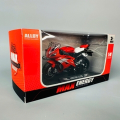 Mô Hình xe máy Đỏ Yên Trắng 1:18 Hợp kim - Dài 11cm - rộng 4cm - cao 6.5cm - nặng ~ 300gram - FULL BOX : box màu SKU : oto419 - K70-T1-S8