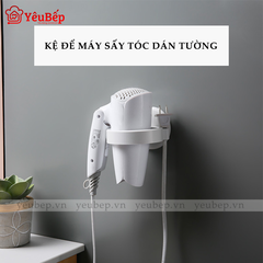 Kệ (Giá) Để Máy Sấy Tóc Dán Tường Nhà Tắm Thông Minh