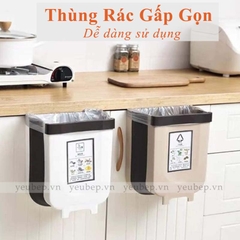 Thùng Rác Kẹp Tủ Nhà Bếp, Gấp Gọn Thông Minh