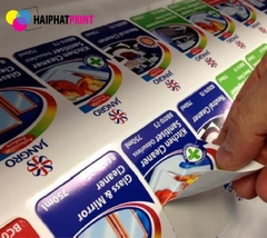 In Tem dán nước giặt