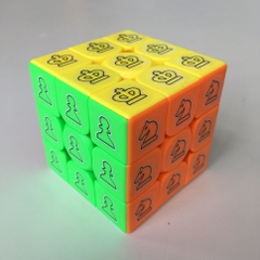 Khối Rubik Cờ vua 3x3 (trò chơi trí tuệ tích hợp)
