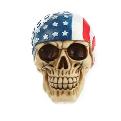 Mô Hình Hộp Sọ Đội Khăn USA Trang Trí
