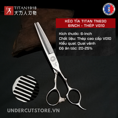 Kéo Tỉa Tóc Titan TN630 Thép VG10 Cao Cấp - 6inch - Hàng Chính Hãng