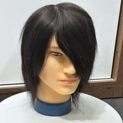 Đầu Ken Tóc Nam Cao Cấp - Uốn Sấy Nhuộm Tạo Kiểu - Bìa Xanh - Tóc Dày
