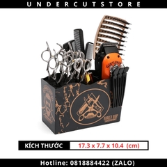 Khay Cắm Kéo Lược Barbershop - Đen