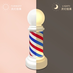 Đèn Barber Pole Trang Trí Mini Đặt Bàn Làm Việc