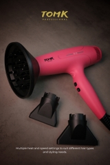 Máy Sấy Tóc Tomk Pro Flow Hair Dryer - Pink