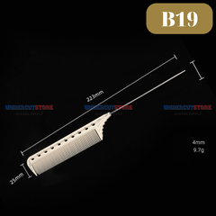 Lược Cắt Tóc Nam Makaro - Trắng