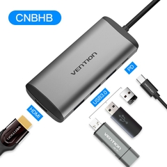 Cáp chuyển đổi Vention USB Type C sang HDMI / 3 cổng USB 3.0