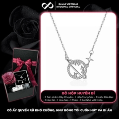 Dây chuyền bạc nữ KYDOPAL cá tính mặt trái đất đính đá nữ tính trang sức bạc 925 - PAL9C3C21