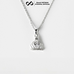 Dây chuyền bạc nữ KYDOPAL mặt vương miện công chúa đính đá nữ tính trang sức bạc 925 - PAL9C3C17