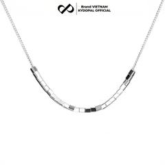 Dây chuyền bạc nữ KYDOPAL vòng cổ cá tính mặt chuỗi hạt vuông cá tính trang sức bạc 925 - PAL9C3C56