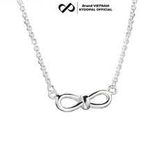 Dây chuyền bạc nữ KYDOPAL vòng cổ cá tính nơ thắt mini basic trang sức bạc 925 - PAL9C3C27