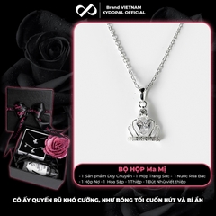 Dây chuyền bạc nữ KYDOPAL mặt vương miện công chúa đính đá nữ tính trang sức bạc 925 - PAL9C3C17