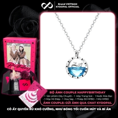 Dây chuyền bạc nữ KYDOPAL vòng cổ cá tính cá voi biển xanh lấp lánh trang sức bạc 925 - PAL9C3C49