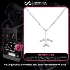 Dây chuyền bạc nữ KYDOPAL cá tính máy bay dễ thương trang sức bạc 925 - PAL9C3C24