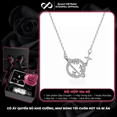 Dây chuyền bạc nữ KYDOPAL cá tính mặt trái đất đính đá nữ tính trang sức bạc 925 - PAL9C3C21