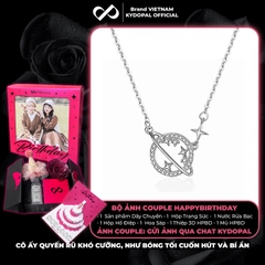 Dây chuyền bạc nữ KYDOPAL cá tính mặt trái đất đính đá nữ tính trang sức bạc 925 - PAL9C3C21