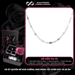 Dây chuyền bạc nữ KYDOPAL vòng cổ cá tính trơn mắt xích kết nối nhẹ nhàng trang sức bạc cao cấp - PAL9C3C50