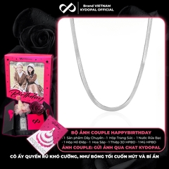 Dây chuyền bạc nữ KYDOPAL sợi mì dẹt bản rộng cá tính trang sức bạc cao cấp - PAL9C3C53