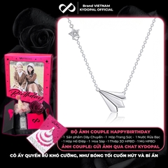 Dây chuyền bạc nữ KYDOPAL mẫu máy bay giấy cá tính trang sức bạc 925 - PAL9C3C23