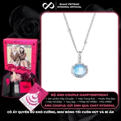 Dây chuyền bạc nữ KYDOPAL vòng cổ cá tính ổ đá cánh hoa tú cầu moonstone trang sức bạc 925 - PAL9C3C33