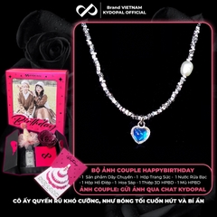 Dây chuyền bạc nữ KYDOPAL vòng cổ trái tim đá moon ánh xanh hạt vỡ nữ trang sức bạc 925 - PAL9C3C36