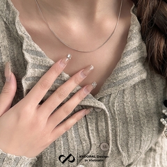 Dây chuyền bạc KYDOPAL mì thuôn cá tính trendy đeo sáng cổ trang sức bạc 925 - PAL9C3C65