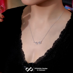 Dây chuyền bạc nữ KYDOPAL vòng cổ cá tính cánh hoa hồng nữ tính trang sức bạc 925 - PAL9C3C35