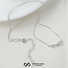 Dây chuyền bạc nữ KYDOPAL vòng cổ cá tính nơ thắt mini basic trang sức bạc 925 - PAL9C3C27