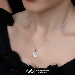 Dây chuyền bạc nữ KYDOPAL mặt vương miện công chúa đính đá nữ tính trang sức bạc 925 - PAL9C3C17