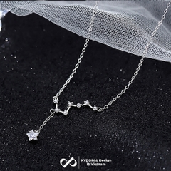 Dây chuyền bạc nữ KYDOPAL vòng cổ cá tính chòm sao đính đá lấp lánh trang sức bạc 925 - PAL9C2C7