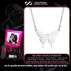 Dây chuyền bạc nữ KYDOPAL hồ điệp cá tính trơn basic trang sức bạc cao cấp - PAL9C3C10