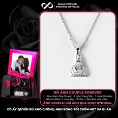 Dây chuyền bạc nữ KYDOPAL mặt vương miện công chúa đính đá nữ tính trang sức bạc 925 - PAL9C3C17