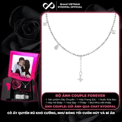 Dây chuyền bạc nữ KYDOPAL cá tính dây hạt lấp lánh mix hạt đá nữ tính trang sức bạc cao cấp - PAL9C3C16