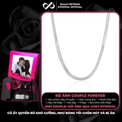 Dây chuyền bạc nữ KYDOPAL sợi mì dẹt bản rộng cá tính trang sức bạc cao cấp - PAL9C3C53