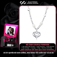 Dây chuyền bạc nữ KYDOPAL hạt vỡ Charm tim trai nước ngọt tự nhiên trang sức cao cấp - PAL9C3C66