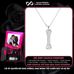 Dây chuyền bạc nữ KYDOPAL vòng cổ cá tính mặt xương đính đá trang sức bạc cao cấp - PAL9C3C68