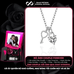 Dây chuyền bạc nữ KYDOPAL vòng cổ cá tính chìa khóa trái tim đá trắng trang sức bạc 925 - PAL9C3C46