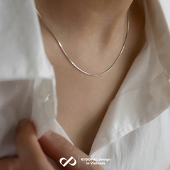 Dây chuyền bạc KYDOPAL mì thuôn cá tính trendy đeo sáng cổ trang sức bạc 925 - PAL9C3C65