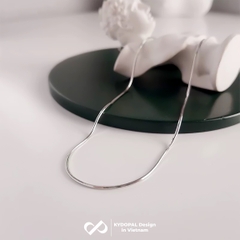 Dây chuyền bạc KYDOPAL mì thuôn cá tính trendy đeo sáng cổ trang sức bạc 925 - PAL9C3C65