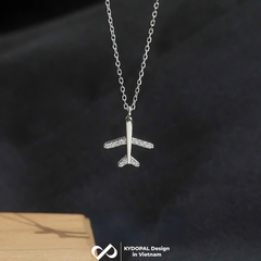 Dây chuyền bạc nữ KYDOPAL cá tính máy bay dễ thương trang sức bạc 925 - PAL9C3C24