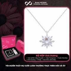 Dây chuyền bạc nữ KYDOPAL vòng cổ mặt trời đá moonstone đổi màu lấp lánh - PAL9C3C48