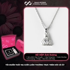 Dây chuyền bạc nữ KYDOPAL mặt vương miện công chúa đính đá nữ tính trang sức bạc 925 - PAL9C3C17