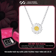 Dây chuyền bạc nữ KYDOPAL cá tính mặt hoa cúc nhị nữ tính trang sức bạc 925 - PAL9C3C32