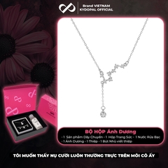 Dây chuyền bạc nữ KYDOPAL vòng cổ cá tính chòm sao đính đá lấp lánh trang sức bạc 925 - PAL9C2C7