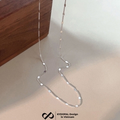 Dây chuyền bạc nữ KYDOPAL vòng cổ cá tính trơn mắt xích kết nối nhẹ nhàng trang sức bạc cao cấp - PAL9C3C50