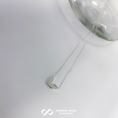 Dây chuyền bạc nữ KYDOPAL cá tính trái tim trơn bóng trang sức bạc 925 - PAL9C3C14