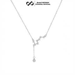 Dây chuyền bạc nữ KYDOPAL vòng cổ cá tính chòm sao đính đá lấp lánh trang sức bạc 925 - PAL9C2C7